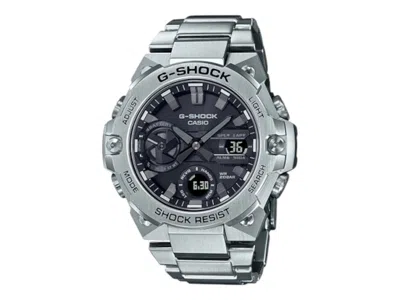 Pre-owned Casio Men's  Gshock Gsteel Gstb400 Series Gstb400d1 Watch In Resin/stainless Steel In Multi