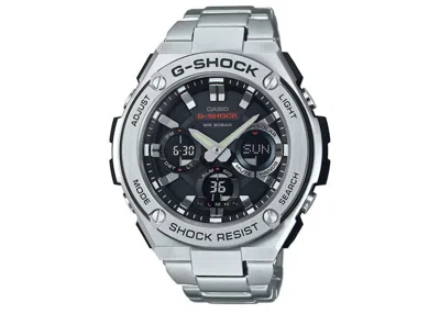 Pre-owned Casio Men's  Gshock Gsts110d1a Watch In Stainless Steel