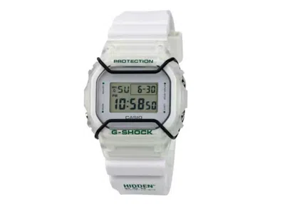 Pre-owned Casio Men's  Gshock Hidden Ny "in The Blink Of An Eye" Collection Dw5600hdn257 Watch In Resin In Brown