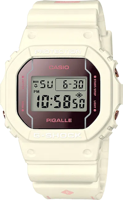 Pre-owned Casio Men's  Gshock Limited Editon Dw5600pgw7 Watch In Rubber In Brown