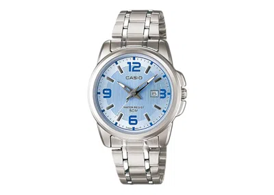 Pre-owned Casio Men's  Gshock Ltp1314d2av Watch In Stainless Steel