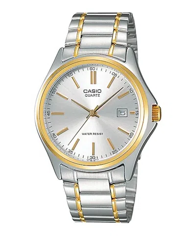 Pre-owned Casio Men's  Gshock Mtp1183g7a Watch In Stainless Steel In Silver