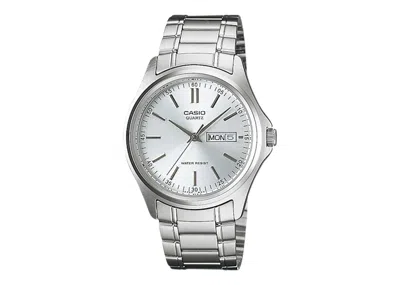 Pre-owned Casio Men's  Gshock Mtp1239d7a Watch In Stainless Steel