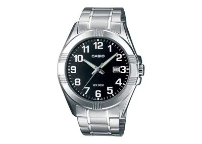 Pre-owned Casio Men's  Gshock Mtp1308d1b Watch In Stainless Steel