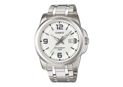 Pre-owned Casio Men's  Gshock Mtp1314d7av Watch In Stainless Steel