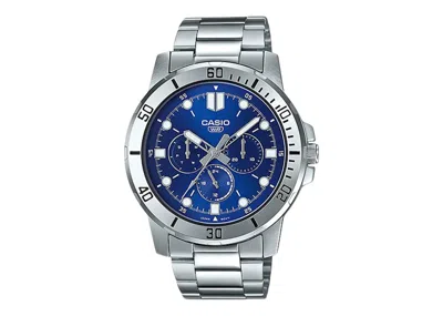Pre-owned Casio Men's  Gshock Mtpvd300d2e Watch In Stainless Steel In Silver