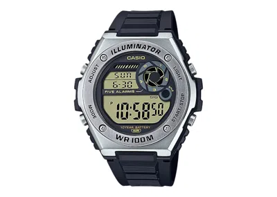 Pre-owned Casio Men's  Gshock Mwd100h9a Watch In Stainless Steel