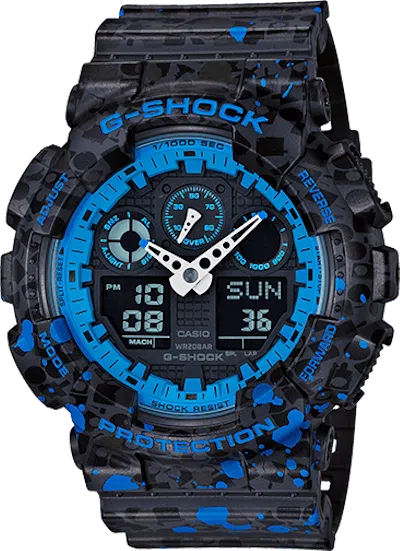 Pre-owned Casio Men's  Gshock Stash Collaboration Limited Edition Ga100st2a Watch In Resin In Brown