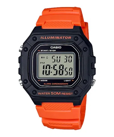 Pre-owned Casio Men's  Gshock W218h4b2 Watch In Resin In Brown
