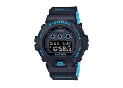 Pre-owned Casio Men's  Gshock X Bamford Dw6900bwd1 Watch In Resin In Brown
