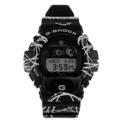 Pre-owned Casio Men's  Gshock X Futura Gdx6900ftr1 Watch In Resin