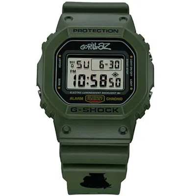 Pre-owned Casio Men's  Gshock X Gorillaz Limited Edition "murdoc" Dw5600grlzm3 Watch In Rubber
