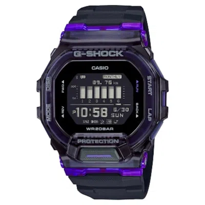 Pre-owned Casio Men's  Gsquad Bright Series Gbd200sm1a6 Watch In Resin In Brown