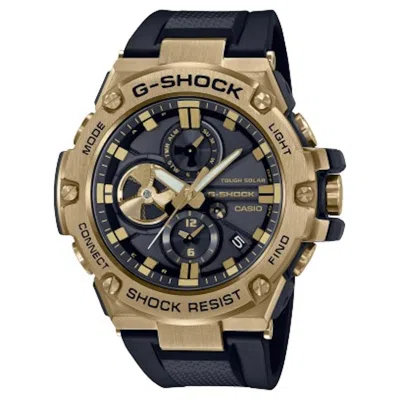 Pre-owned Casio Men's  Gsteel Gshock Gstb100gb1a9 Watch In Stainless Steel In Silver