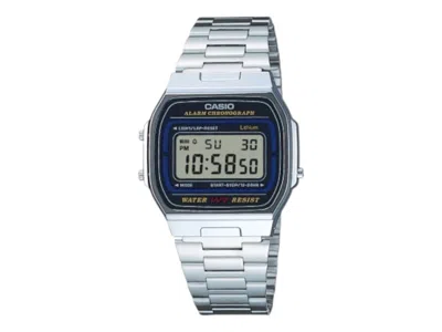 Pre-owned Casio Men's  Iconic A164wa1 Watch In Stainless Steel In Silver