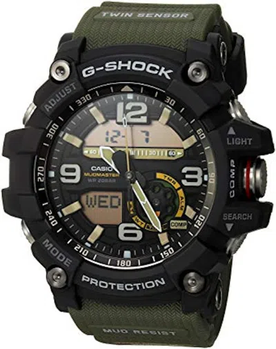 Pre-owned Casio Men's  Master Of G Digital Gg10001a3 Watch In Resin