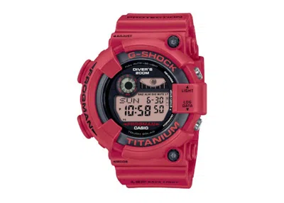 Pre-owned Casio Men's  Master Of Gsea Frogman Gw8230nt4 Watch In Titanium In Silver
