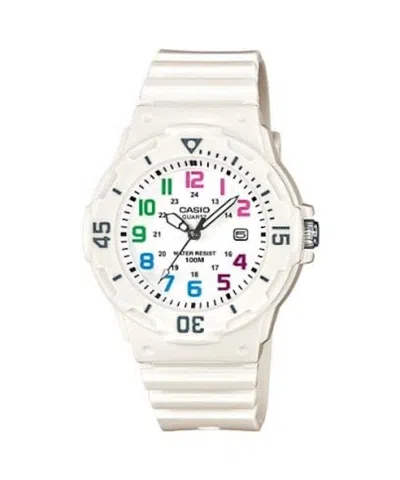 Pre-owned Casio Men's  Pop Lrw200h7bv Watch In Resin In Brown