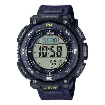 Casio Men's  Pro Trek Series Fashion Stylish Sports Waterproof Solar Powered Blue Watch Mens