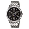 Casio Quartz Waterproof Mens Black/white Analog