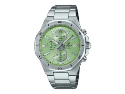 Pre-owned Casio Men's  Standard Efv640d3a Watch In Stainless Steel