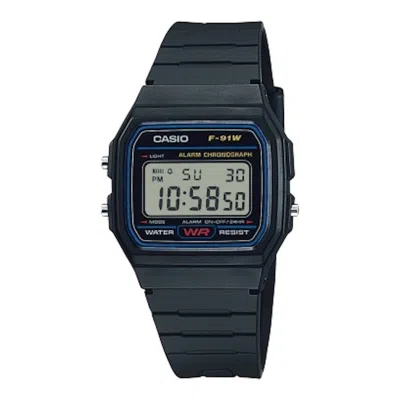 Pre-owned Casio Men's  Standard F91w1 Watch In Resin In Brown