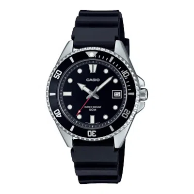 Pre-owned Casio Men's  Standard Mdv101a1v Watch In Stainless Steel In Silver