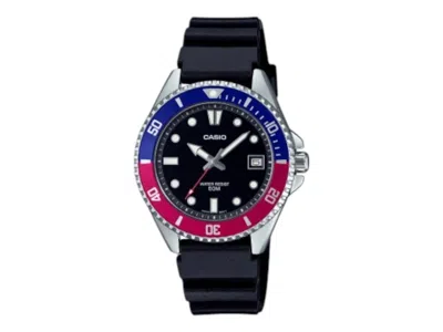 Pre-owned Casio Men's  Standard Mdv101a2 Watch In Stainless Steel In Silver