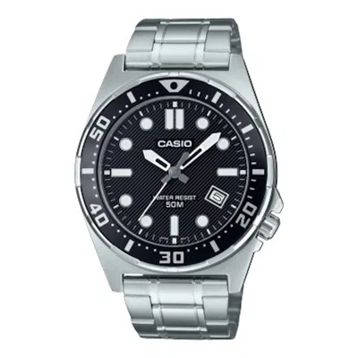Pre-owned Casio Men's  Standard Mtd135d1a Watch In Stainless Steel