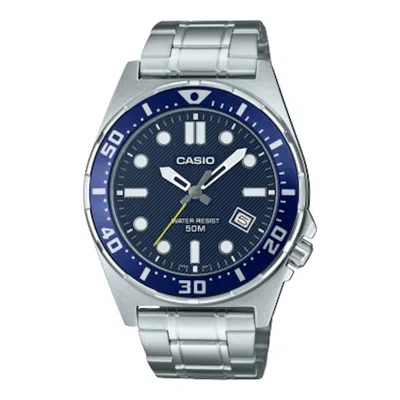 Pre-owned Casio Men's  Standard Mtd135d2a Watch In Stainless Steel