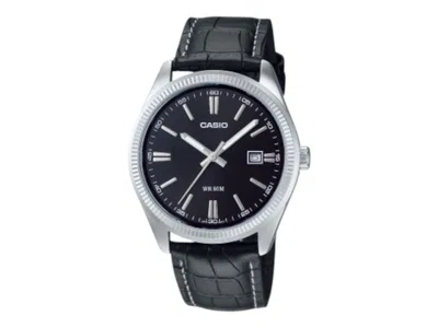 Pre-owned Casio Men's  Standard Mtp1302pl1a Watch In Stainless Steel In Silver