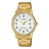 Casio Men's  Standard Series Classic Retro Small Mens Gold Analog In Gold
