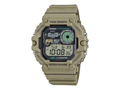 Pre-owned Casio Men's  Standard Ws1700h5a Watch In Stainless Steel In Silver