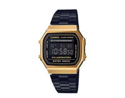 Pre-owned Casio Men's  Vintage A168 Watch In Stainless Steel