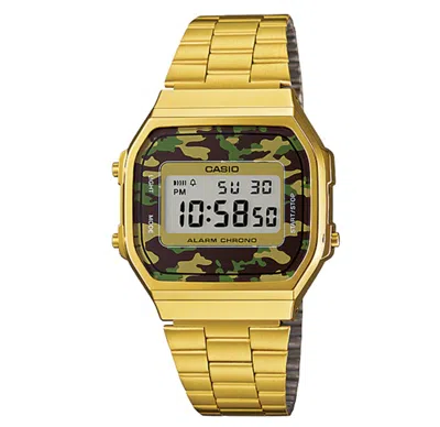 Pre-owned Casio Men's  Vintage A168wegc3 Watch In Stainless Steel