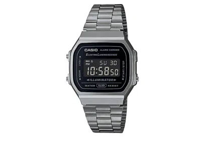 Pre-owned Casio Men's  Vintage A168wgg1b Watch In Stainless Steel In Silver