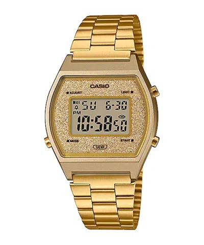 Pre-owned Casio Men's  Vintage B640wgg9 Watch In Stainless Steel