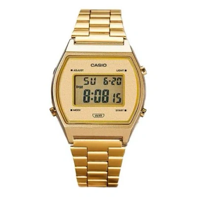 Casio Men's  Vintage Series Retro Small Watch Color Classic Small Mens Gold Digital