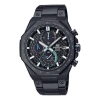 Casio Men's  Waterproof Shockproof Calendar Display Solor Wave Stainless Steel Strap Watch Solar Powe In Black