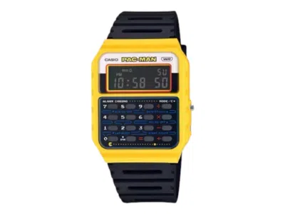 Pre-owned Casio Men's  X Pacman Standard Ca53wpc1b Watch In Resin