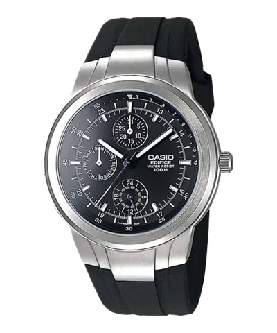Casio Men's Classic Chronograph Watch With Black Dial - Ef-305-1av