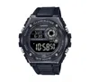 Casio Men's Digital Black Resin Watch 50.7mm, Mwd100hb-1bv In Black