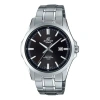 Casio Men's Edifice /black Mens Silver Analog In Metallic