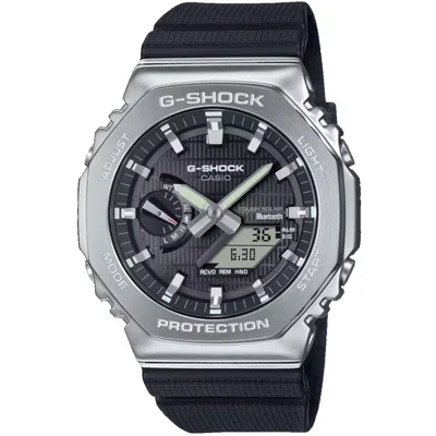 Casio Men's G-shock 2100 Series Black Dial Watch In Blue