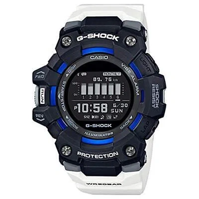 Pre-owned Casio Men's G-shock G-squad Athleisure Series Smartwatch (white, Gbd-100-1a7dr,