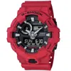 Casio Men's G-shock Ga-700 Series Black Dial Watch In Black