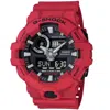 Casio Analog-digital Ga700-4a 53mm In Red
