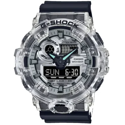 Casio Men's G-shock Grey Dial Watch In Black