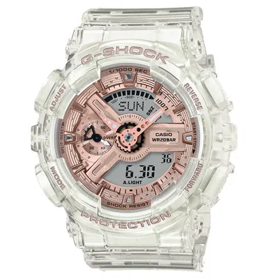 Casio Men's G-shock Rose Gold Dial Watch In Metallic
