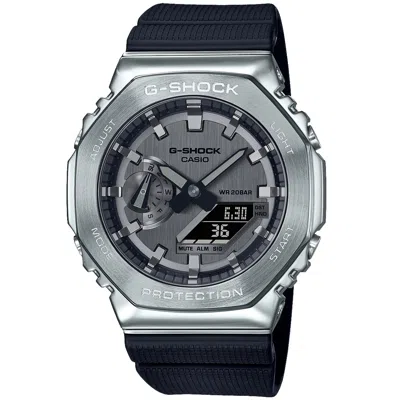 Casio Men's G-steel Gm-2100 Series Grey Dial Watch In Blue